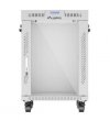 Lanberg Szafa stojąca rack 19 cali 15U 600X600 szara LCD flack pack
