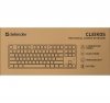 Defender Klawiatura mechaniczna CLEIKOS GK-135 podświetlenie LED Czarna