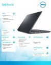 Dell Laptop Dell Pro 14 PC14255/AMD Ryzen 5 220/16GB/512GB SSD/14.0 FHD+/Radeon 740M/FgrPr/FHD/IR Cam/Mic/WLAN+BT/Backlit Kb/3 C