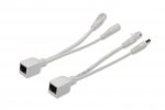 Digitus Zestaw pasywnych kabli PoE FastEthernet 10/100Mbps DC 5.5mm/2.1mm
