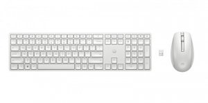 HyperX Zestaw klawiatura i mysz 650 bezprzewodowy biały 4R016AA#ABB