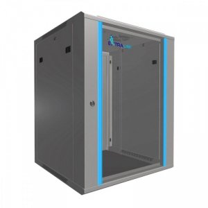 Extralink Szafa rack 15U 600x600mm szara wisząca