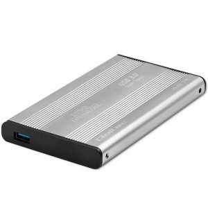 Qoltec Obudowa | kieszeń do dysków HDD SSD 2.5 SATA3 | USB 3.0 | Srebrna