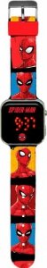 Kids Euroswan Zegarek LED z kalendarzem Spiderman