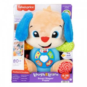 Fisher Price Maskotka interaktywna Szczeniaczek Uczniaczek (POL/ENG/CZ/SL/HU)