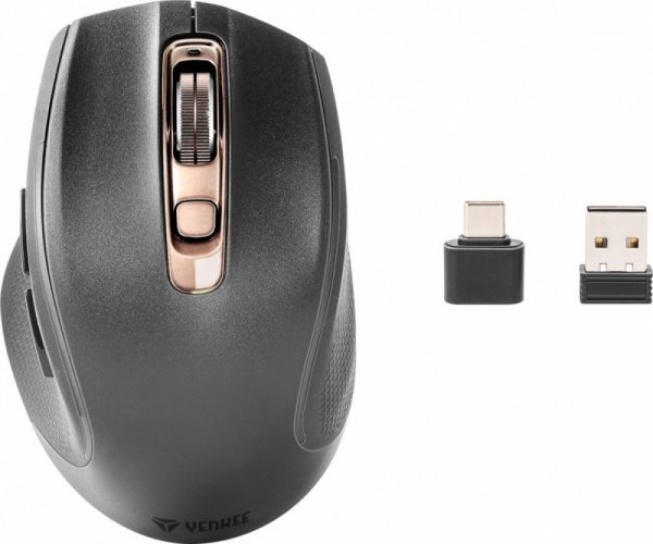 YENKEE Mysz bezprzewodowa Dual Bluetooth + USB A/C YMS 2090 NEO PRO