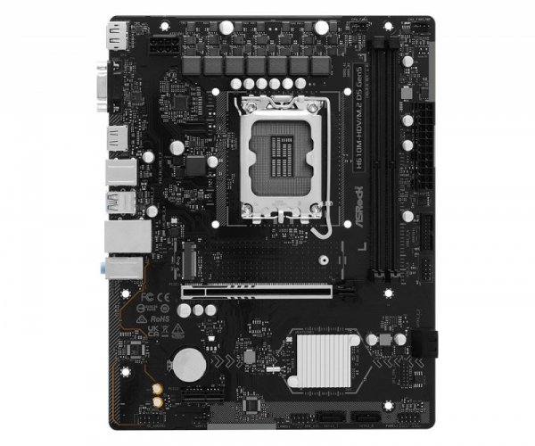 ASRock Płyta główna H610M-HDV/M.2 D5 GEN5 s1700 2DDR5 DP/HDMI mATX