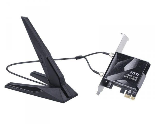 MSI Karta sieciowa Herald BE9400 WiFi 7 PCIe