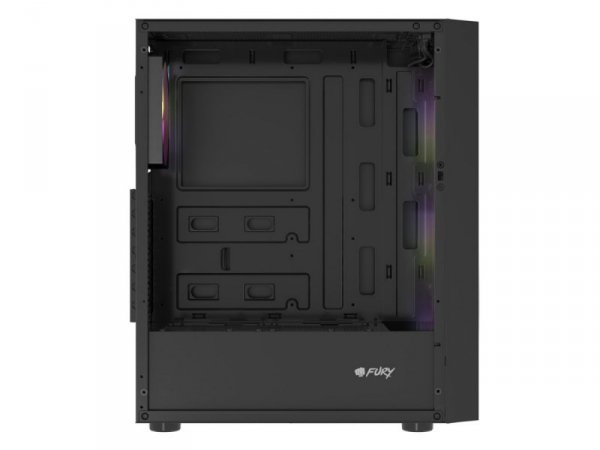 Fury Obudowa Shobo SH8F ARGB Midi tower z oknem czarna