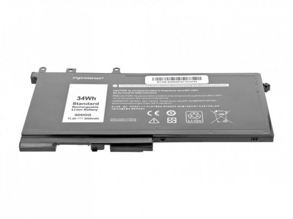 Movano Bateria 3DDDG do Dell Latitude 5280 5480 5495 5580 - 3000 mAh (34 Wh)