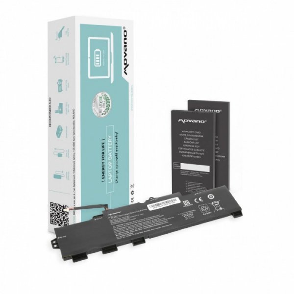 Movano Bateria TT03XL do HP EliteBook 755 850 G5 850 G6 - 4400 mAh (49 Wh)