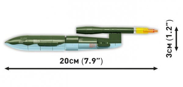 Cobi Klocki Klocki Heinkel HE 111 H-22 with V1 Flying Bomb 927 elementów