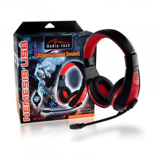 Media-Tech Słuchawki USB NEMESIS MT3574