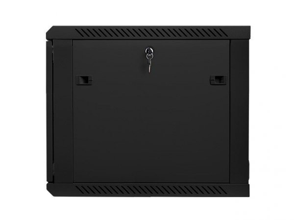 Lanberg Szafa instalacyjna wisząca 19&#039;&#039; 9U 600X600mm czarna (drzwi       szklane)