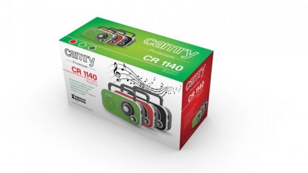 Camry Radio Czerwone CR1140R
