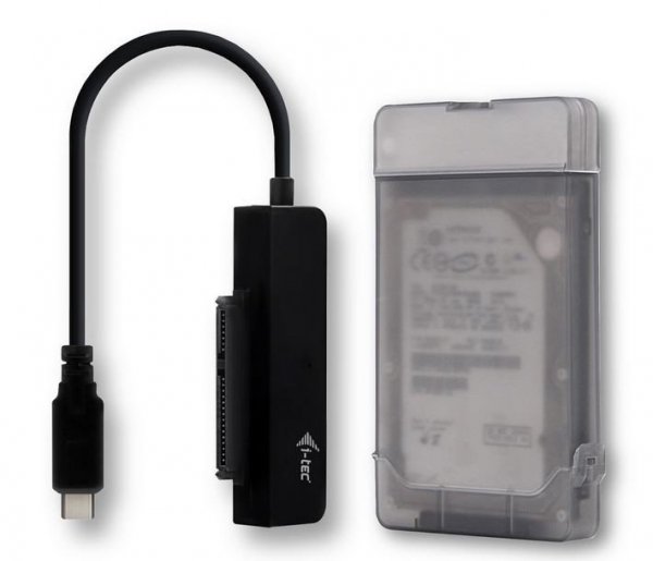 i-tec MySafe USB-C 3.1 Gen. 2 Easy zewnętrzna obudowa na dysk 2,5&quot; 9,5mm SATA I/II/III HDD