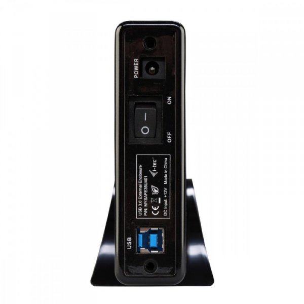 i-tec MYSAFE Advanced 3,5&quot; USB 3.0 Obudowa zewnętrzna na dyski  HDD i SSD SATA I II III czarna aluminiowa