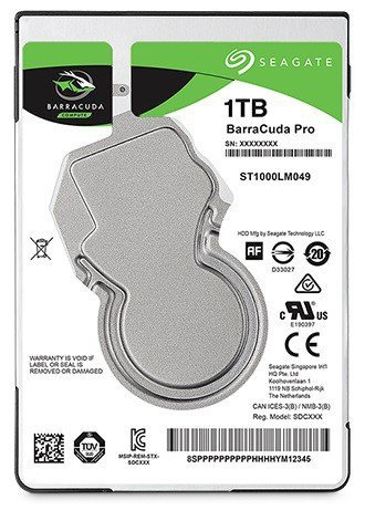 Seagate Dysk twardy BarraCuda Pro 1TB 2.5 cala 128MB ST1000LM049