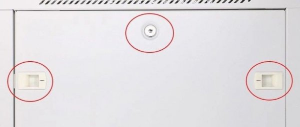 Extralink Szafka wisząca rack 9U 600x450 szara szklane drzwi