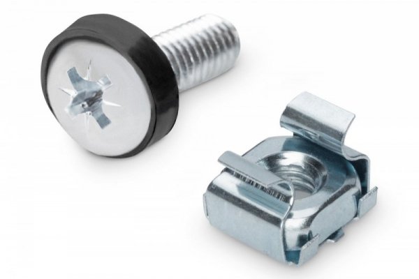 Digitus Śruby montażowe M6 19.8mm, nakrętki i podkładki do komponentów RACK 10&quot; i 19&quot; zestaw 50szt. srebrne