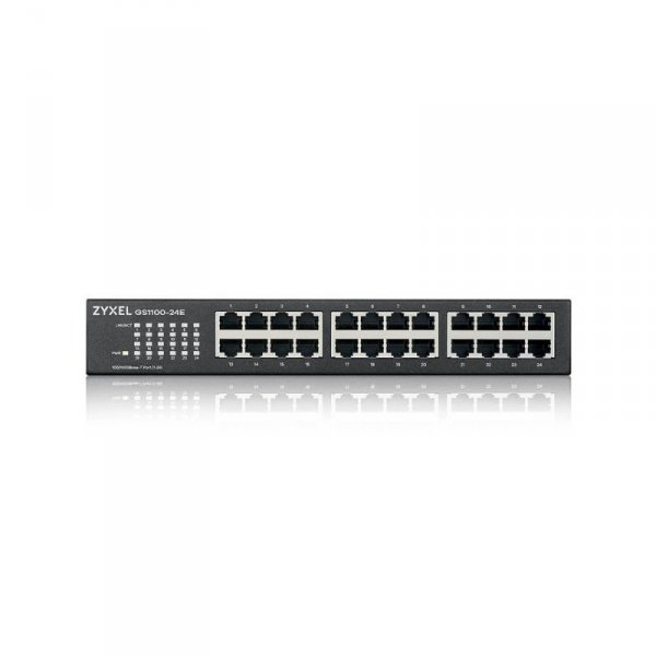 Zyxel Przełącznik niezarządzalny GS1100-24Ev3 24xGbE GS1100-24E-EU0103F