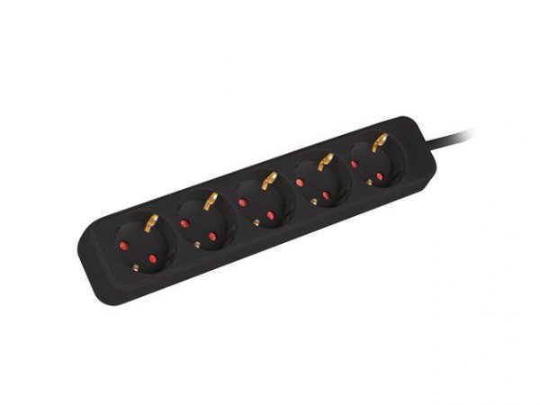 Lanberg Listwa przedłużacz 3m 5X230v c PS0-05F-0300-BK