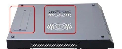 Extralink Szafa rack 15U 600x600mm czarna wisząca