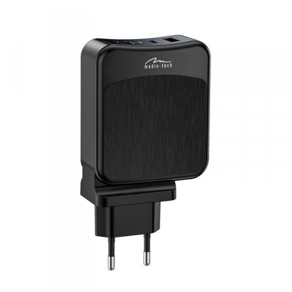 Media-Tech Zasilacz uniwersalny 65W 2x USB-C PD 1x USB 3.0 QC