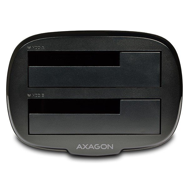 AXAGON ADSA-ST Stacja dokująca, USB 3.2 Gen 1 - 2x SATA 6G 2.5&quot;/3.5&quot; SSD/HDD CLONE DUAL