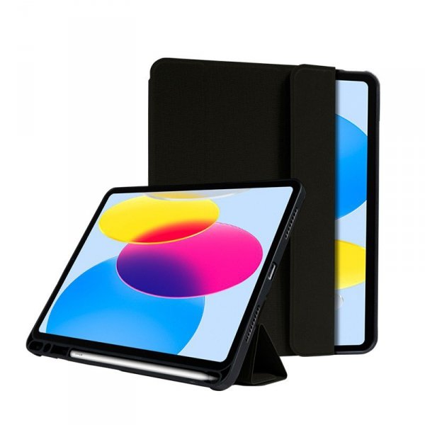 CRONG FlexFolio Etui iPad 11 (2025) / iPad 10.9 (2022) z funkcją Apple Pencil Czarne