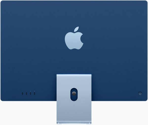 Apple iMac 24 cale: M3 8/10, 8GB, 256GB SSD - Niebieski