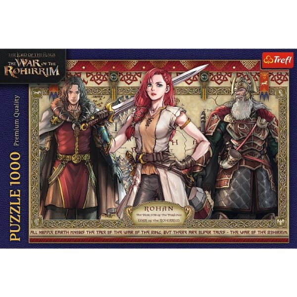 Trefl Puzzle 1000 elementów Władca Pierścieni Wojna Rohirrimów