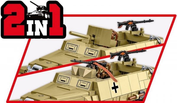 Cobi Klocki Klocki Half-Truck Sd.Kfz.251 500 klocków