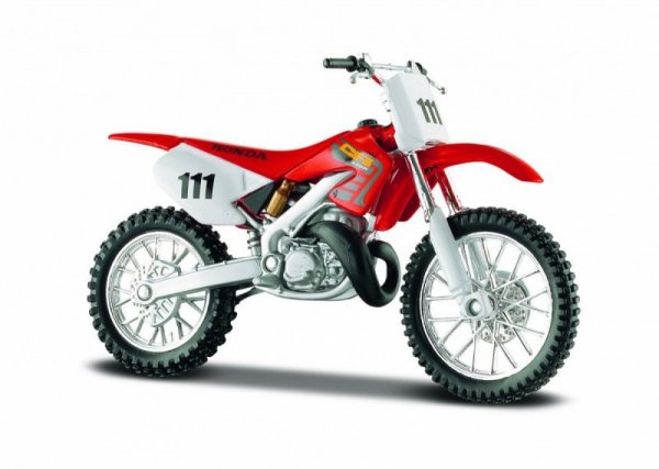 Maisto Model metalowy Honda CR250R z podstawką 1/18