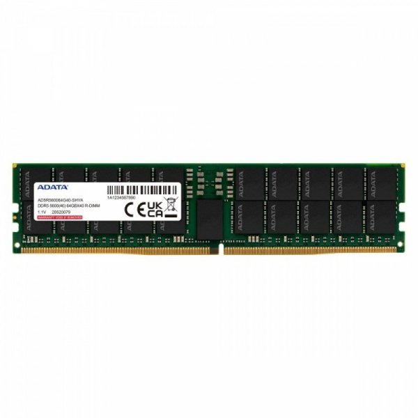 Adata Pamięć serwerowa DDR5 5600 RDIMM 64GB CL46 ST (Hynix 4096x4)