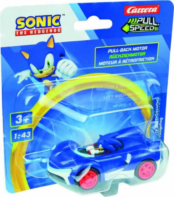 Carrera Pojazd Pull & Speed (pull-back)  Sonic - Team Sonic Racing
