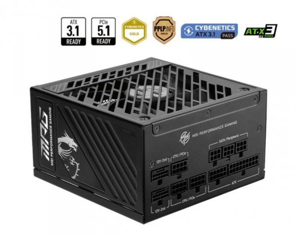 MSI Zasilacz MPG A1250GS PCIE5