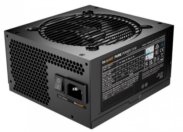 Be quiet! Zasilacz Pure Power 13 M 650W ATX 3.1 80+ GOLD