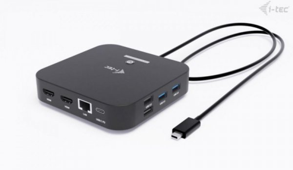 i-tec Stacja dokująca USB-C 2x HDMI Dock PD + Ładowarka 100W