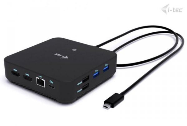 i-tec Stacja dokująca USB-C DP Dual HDMI Power Delivery 100W