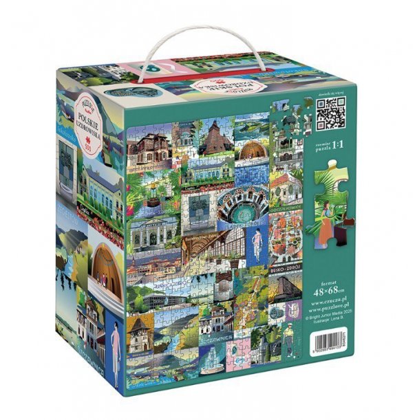 CzuCzu Puzzle Puzzlove Polskie uzdrowiska 500 elementów