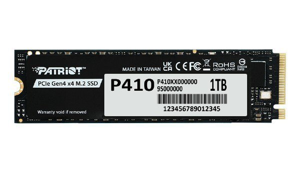 Patriot Dysk SSD 1TB P410 PCIe M.2 Gen4 x4 NVMe 1.4 2280 5000/4500MB/s