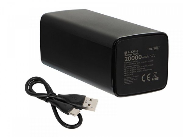 BLOW PowerBank 65WPB20G PD 65W 20000mAh Czarny