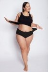 Julimex Flexi-One Plus Size Maxi černé Kalhotky