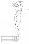 Passion Eco BS004 černý Bodystocking