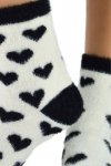 Noviti SB 033 W 03 srdce krémové Dámské ponožky