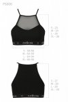 PS006 TOP black biustonosz z siateczką