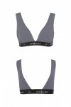 PS015 TOP dark grey bawełniany