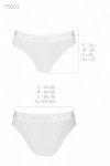 PS002 PANTIES white figi z siateczką