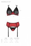 MAGNOLIA SET Czerwony zestaw dwuczęściowy